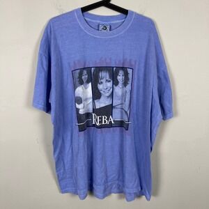 Vintage Reba McEntire Concert Tour T Shirt 90s Country Music Anvil Size XL‎
